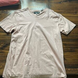 Light pink V neck shirt